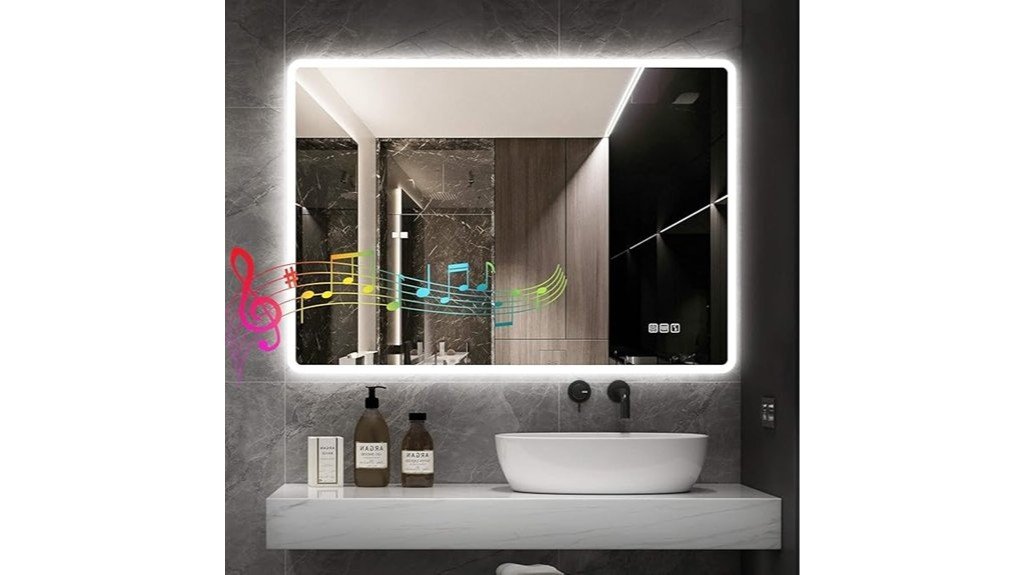 digital bathroom mirror