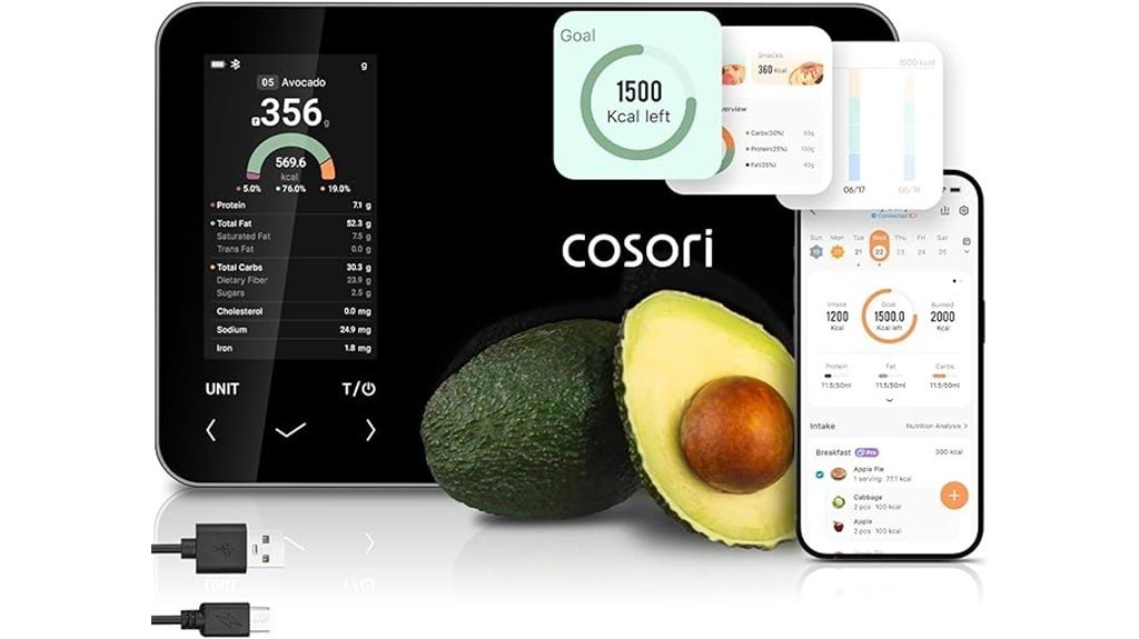smart nutritional kitchen scale