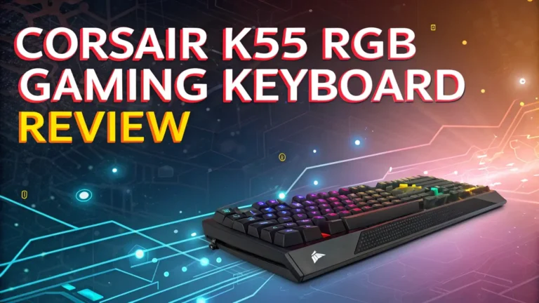 Corsair K55 RGB Gaming Keyboard Review: Is It Worth Your Money?